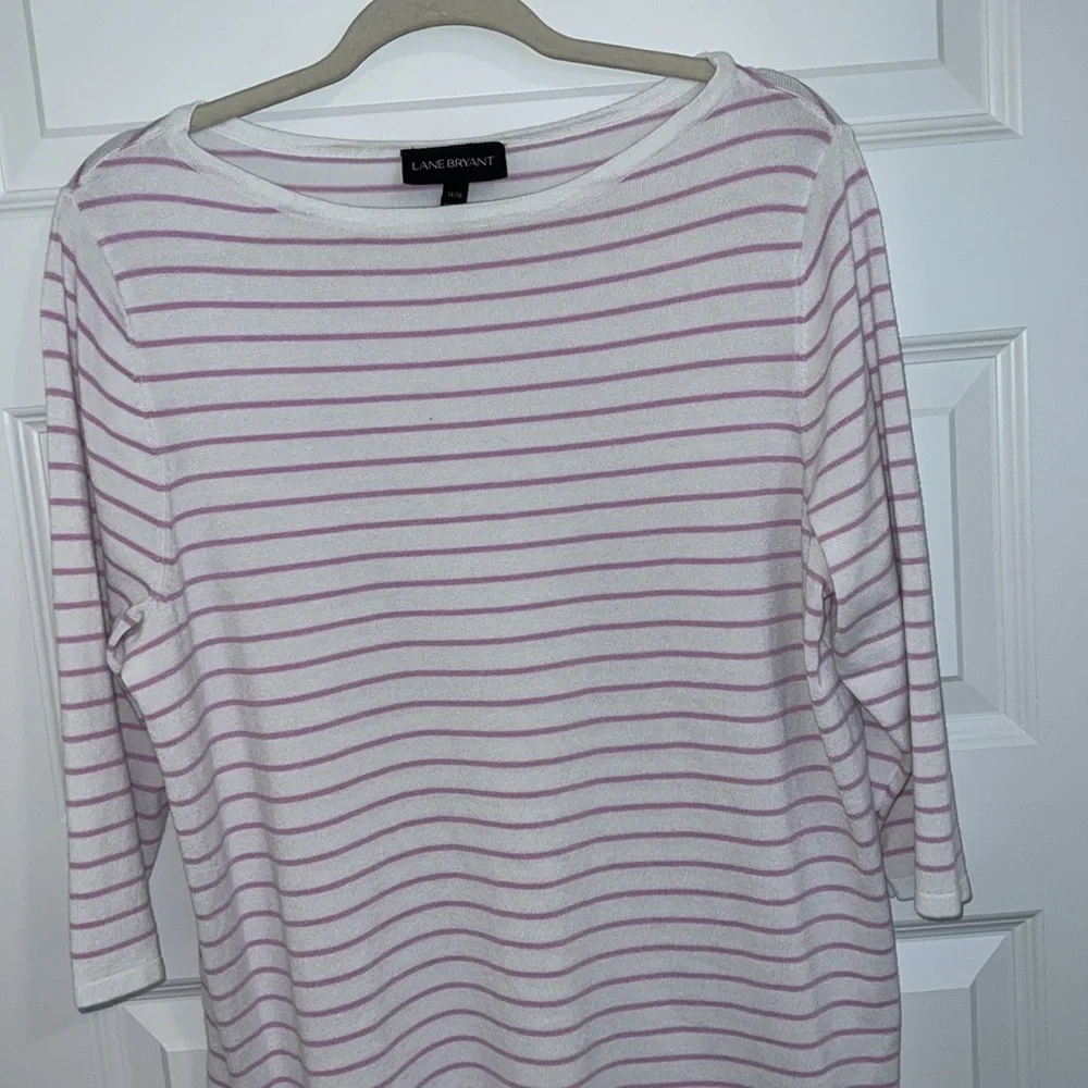 Lane Bryant 3/4 Sleeve Tunic Sweater Size 14/16 - Picture 2 of 8